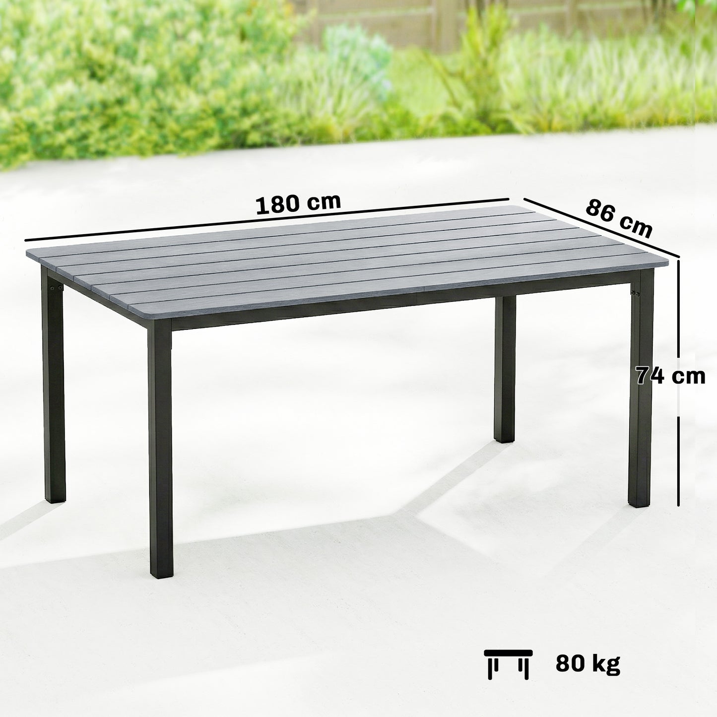 Garden Dining Table for 6-8 Person
