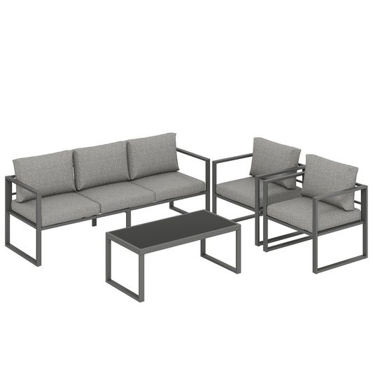 4 Piece Outdoor Garden Furniture Set