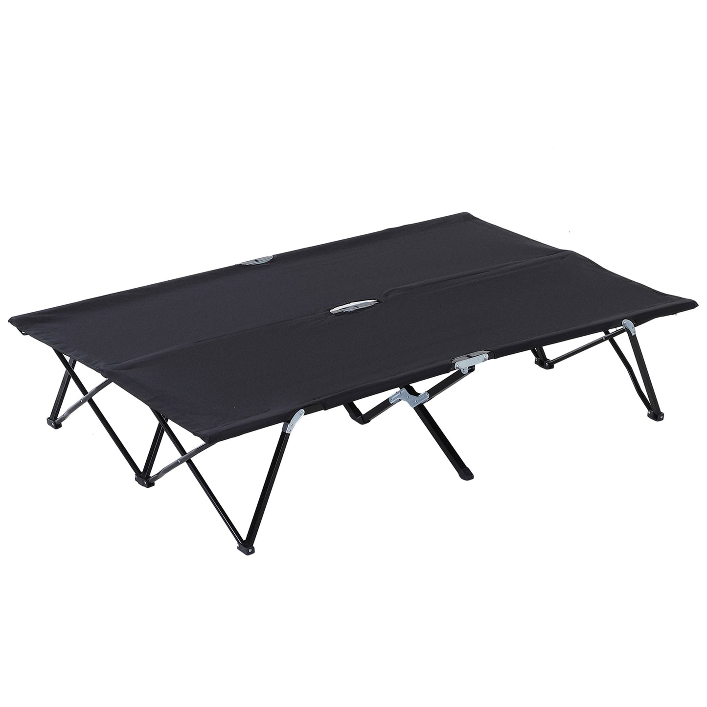Double Camping Cot Bed, with Bag