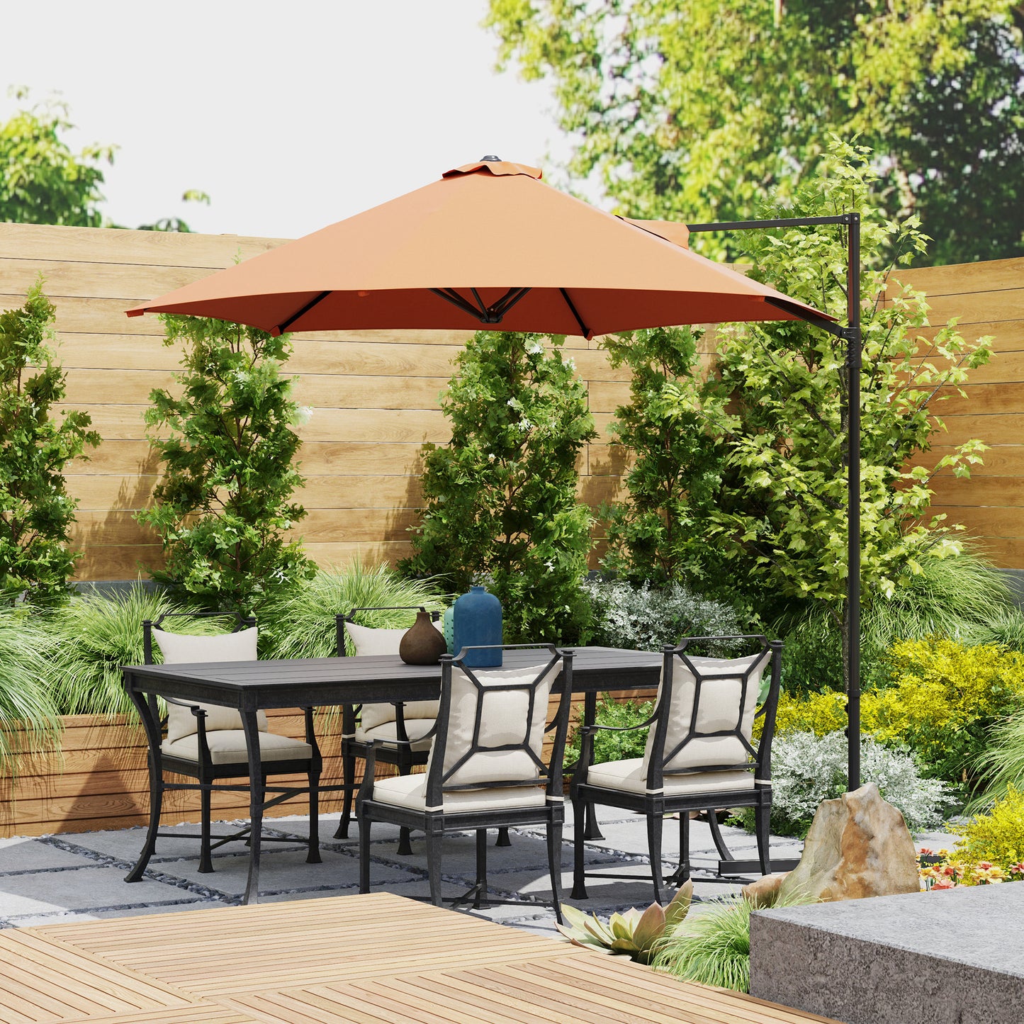 2.5m Rotating Cantilever Parasol