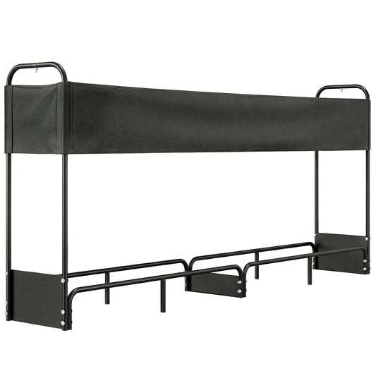 8.5ft Firewood Rack, Heavy Duty Log Storage Holder