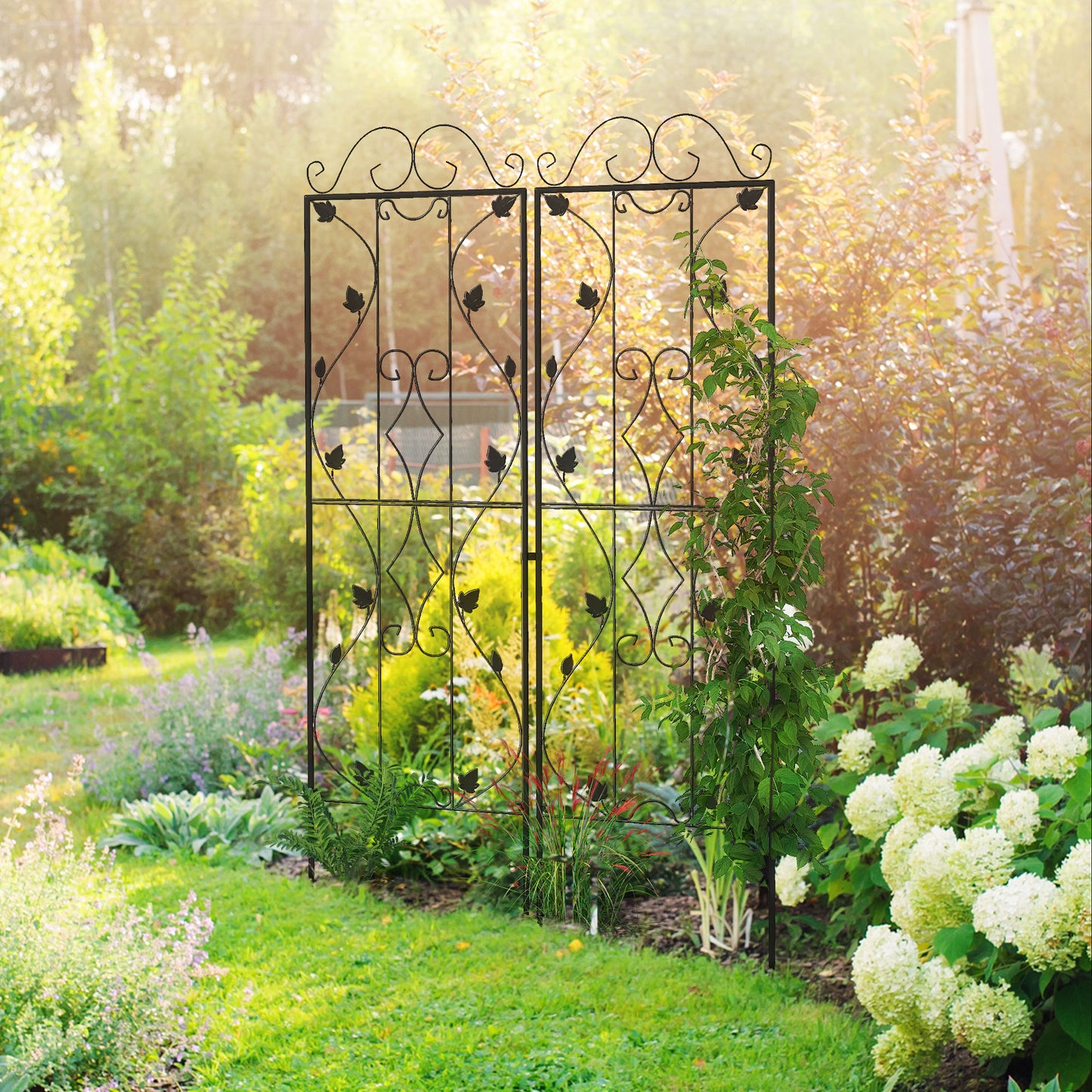 Metal Trellis Set of 2, Garden Trellis (2)