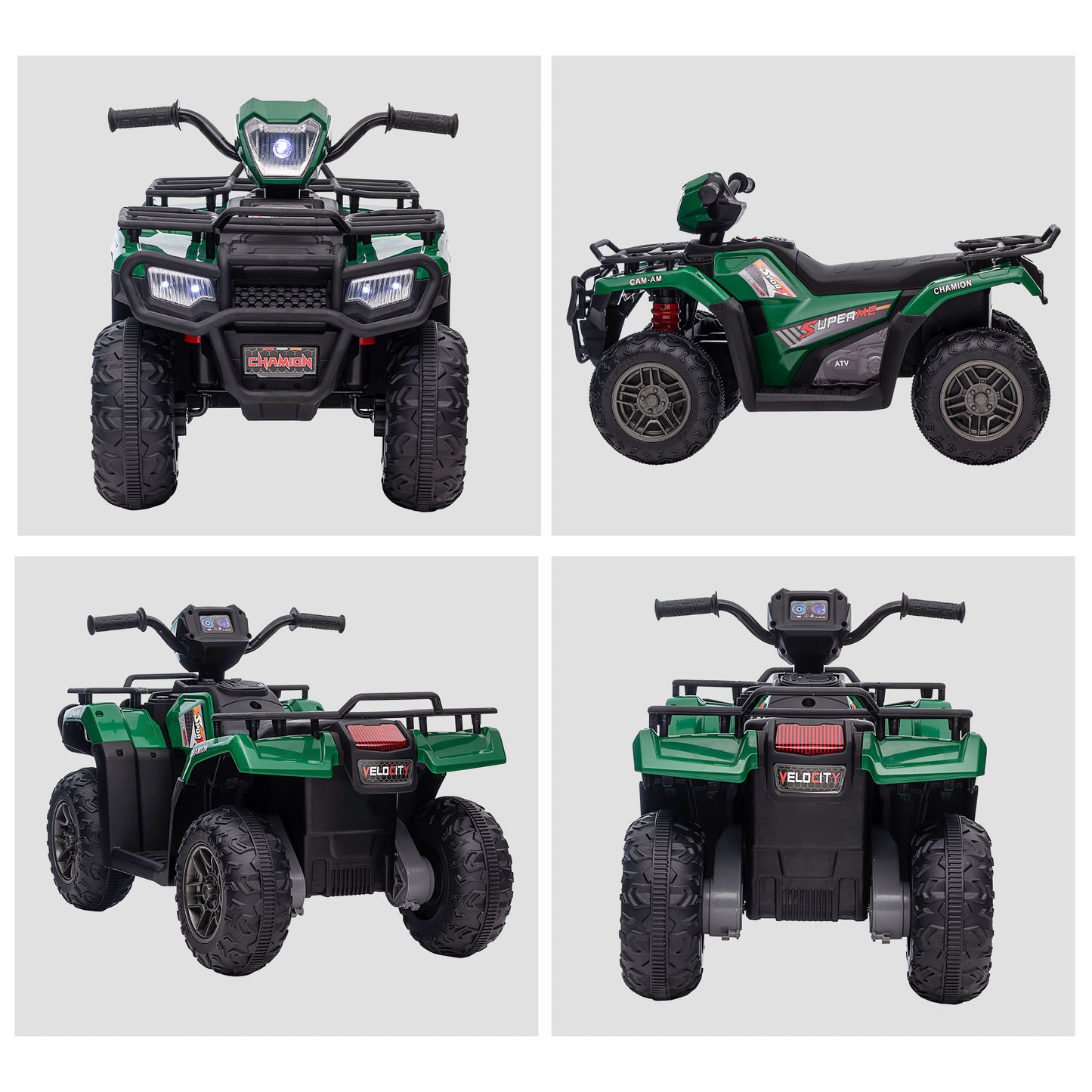 12V Kids Quad Bike with Forward, Reverse Functions