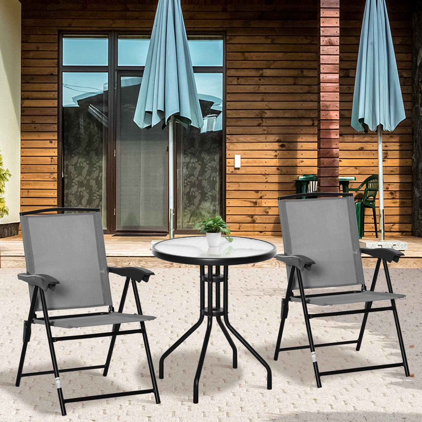 3 Piece Outdoor Bistro Set