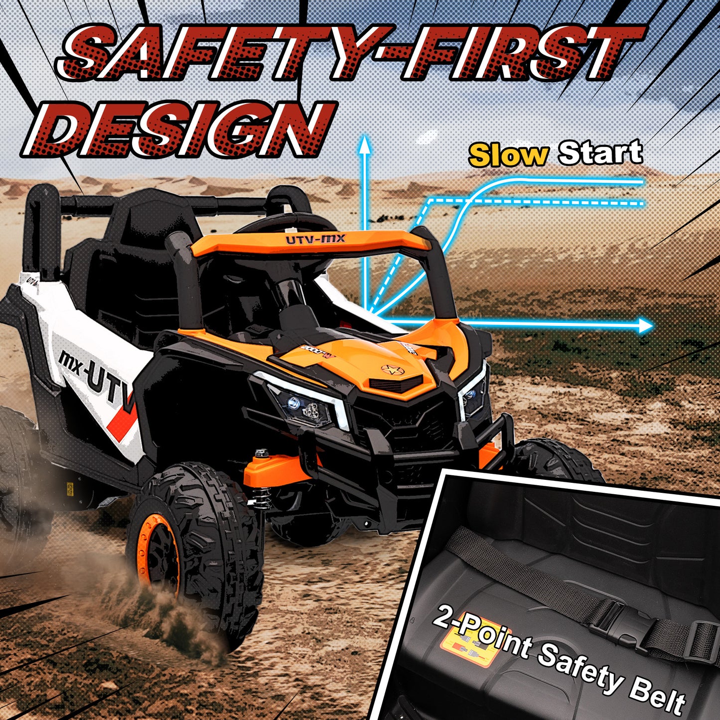 12V Kids Ride On Car with Remote Control (1)