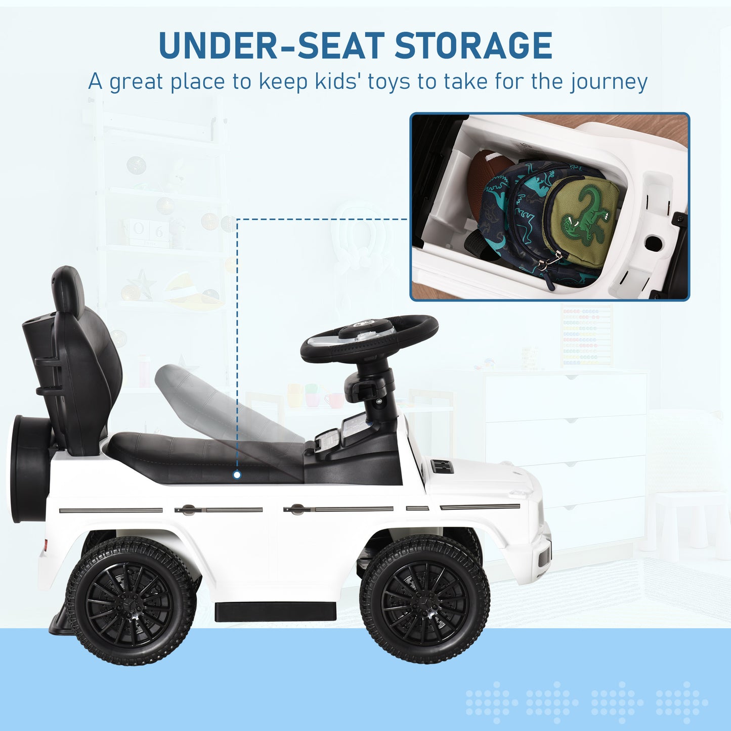 3 in 1 Kids Children Ride on Push Car Toddler Sliding Car G350