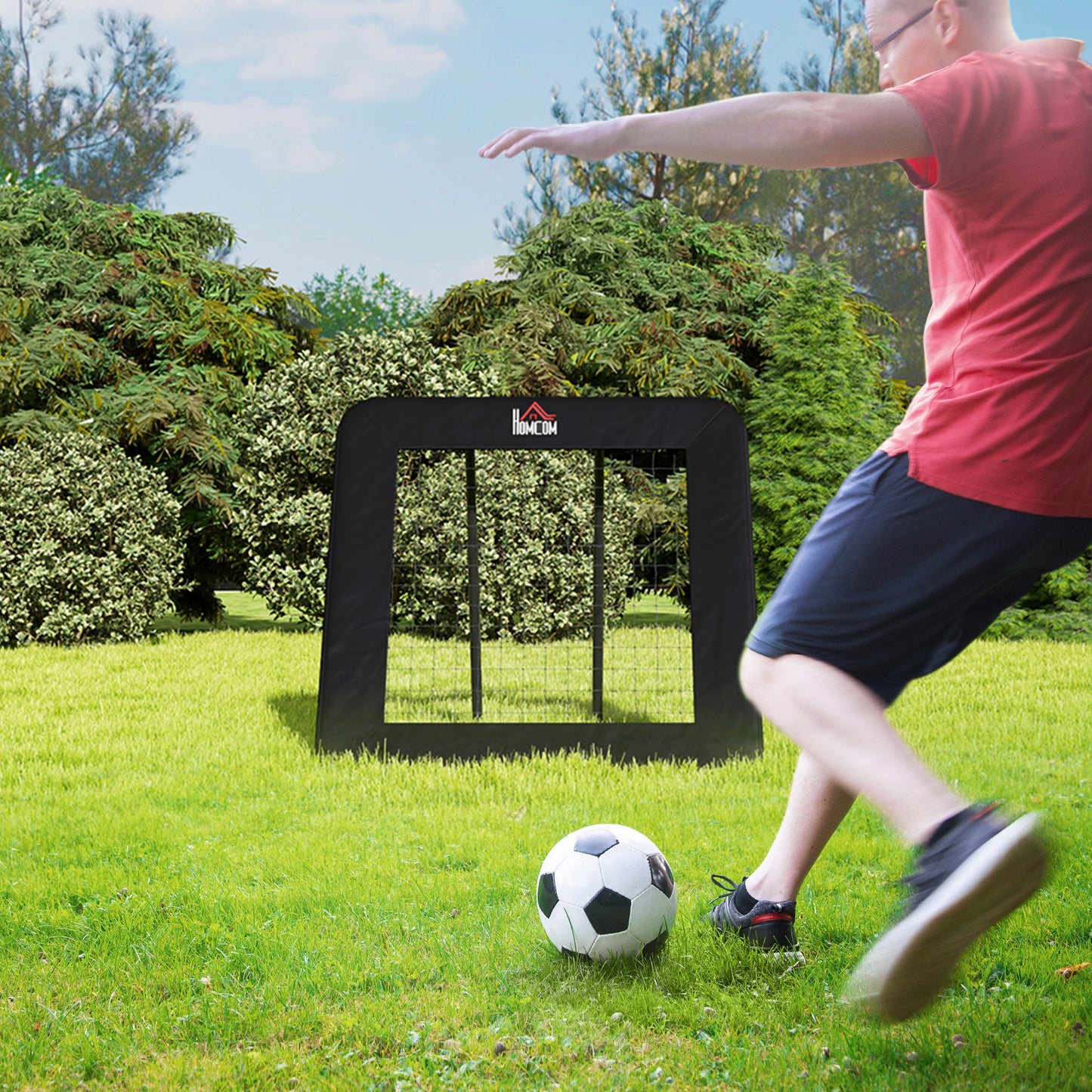 Football Training Net Target Goal, with Adjustable Angles