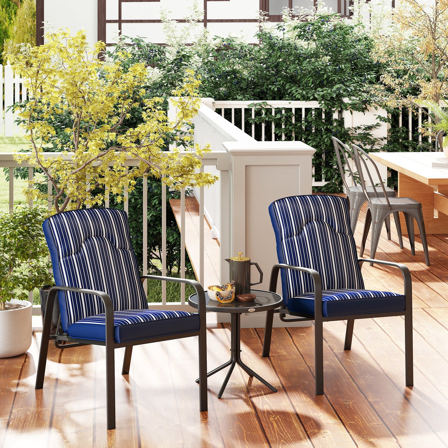 Three-Piece Reclining Chair Set