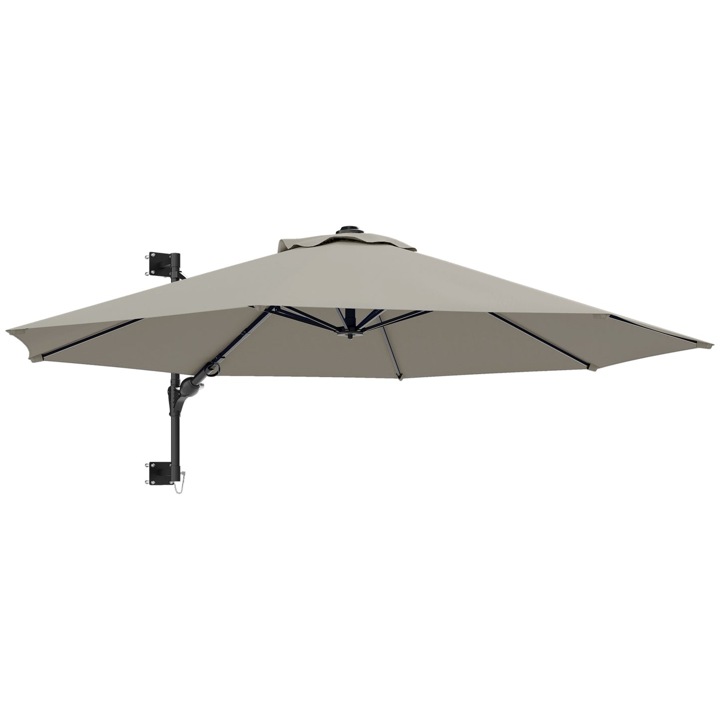 3(m) Wall-Mounted Parasol Shade, with Handle