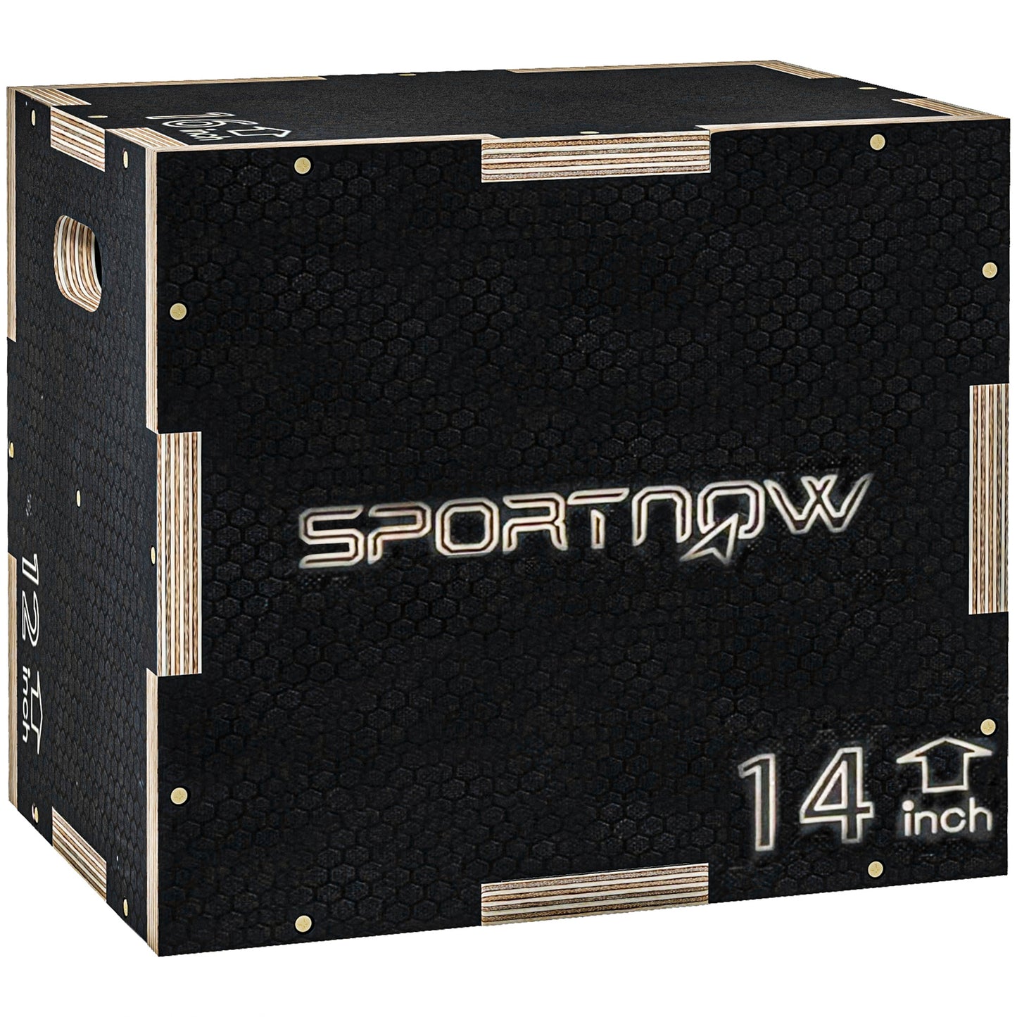 Multi-Faceted Jump Box, Wooden Step Up Box, for Home, Gym, Exercise (1)