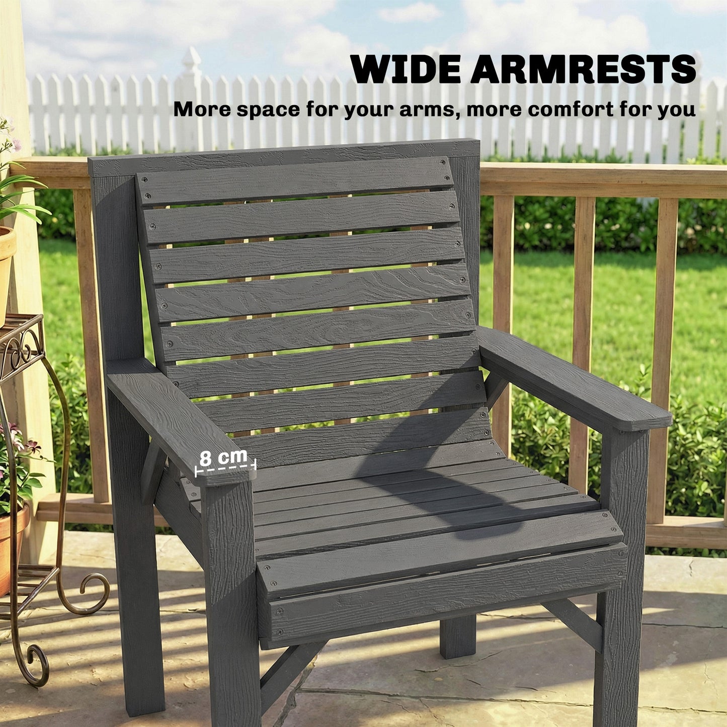 Wooden Garden Dining Chair