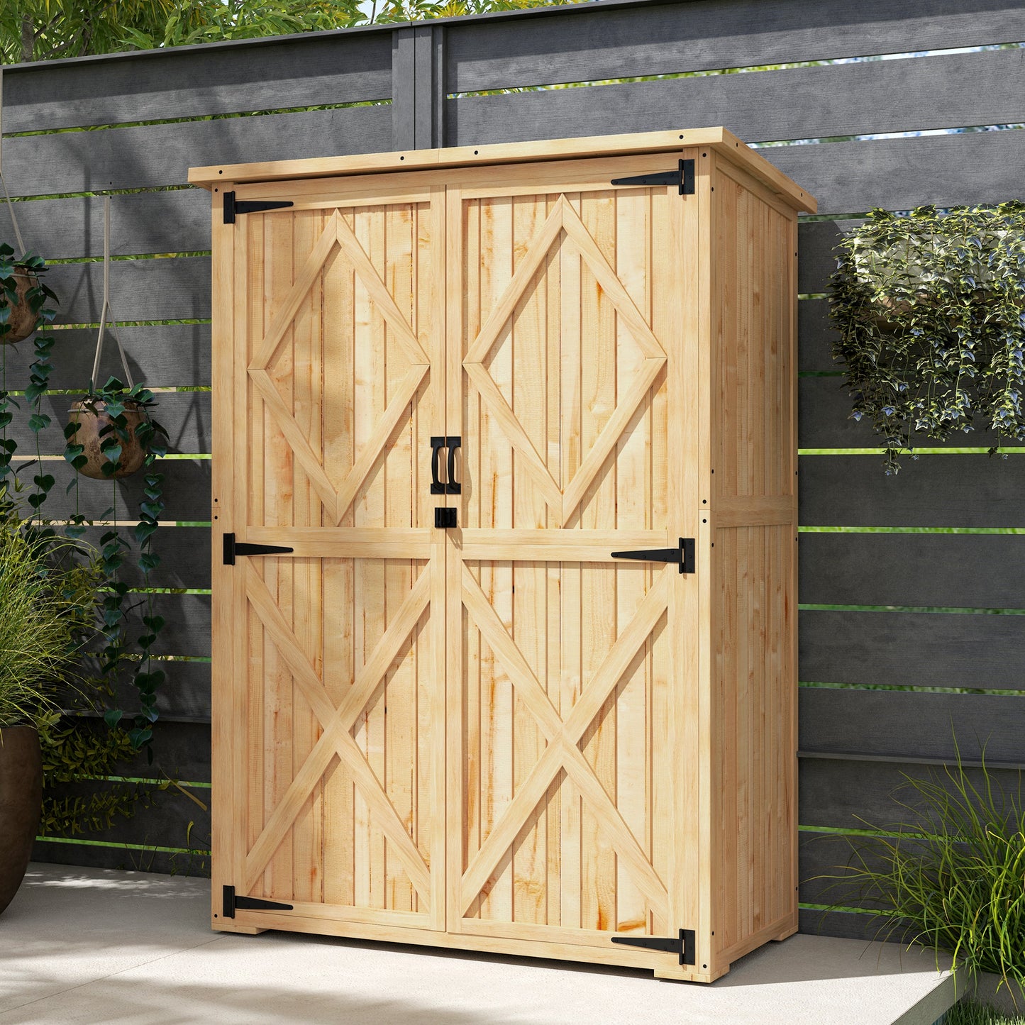 Wooden Garden Storage Shed