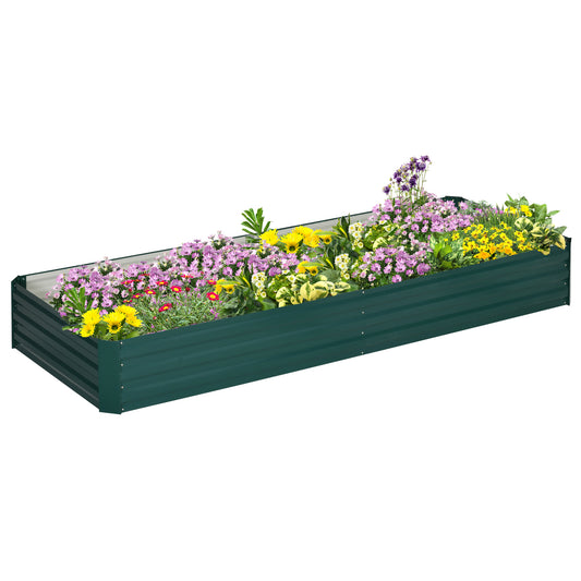 Metal Raised Garden Bed Planter Box Outdoor Planters