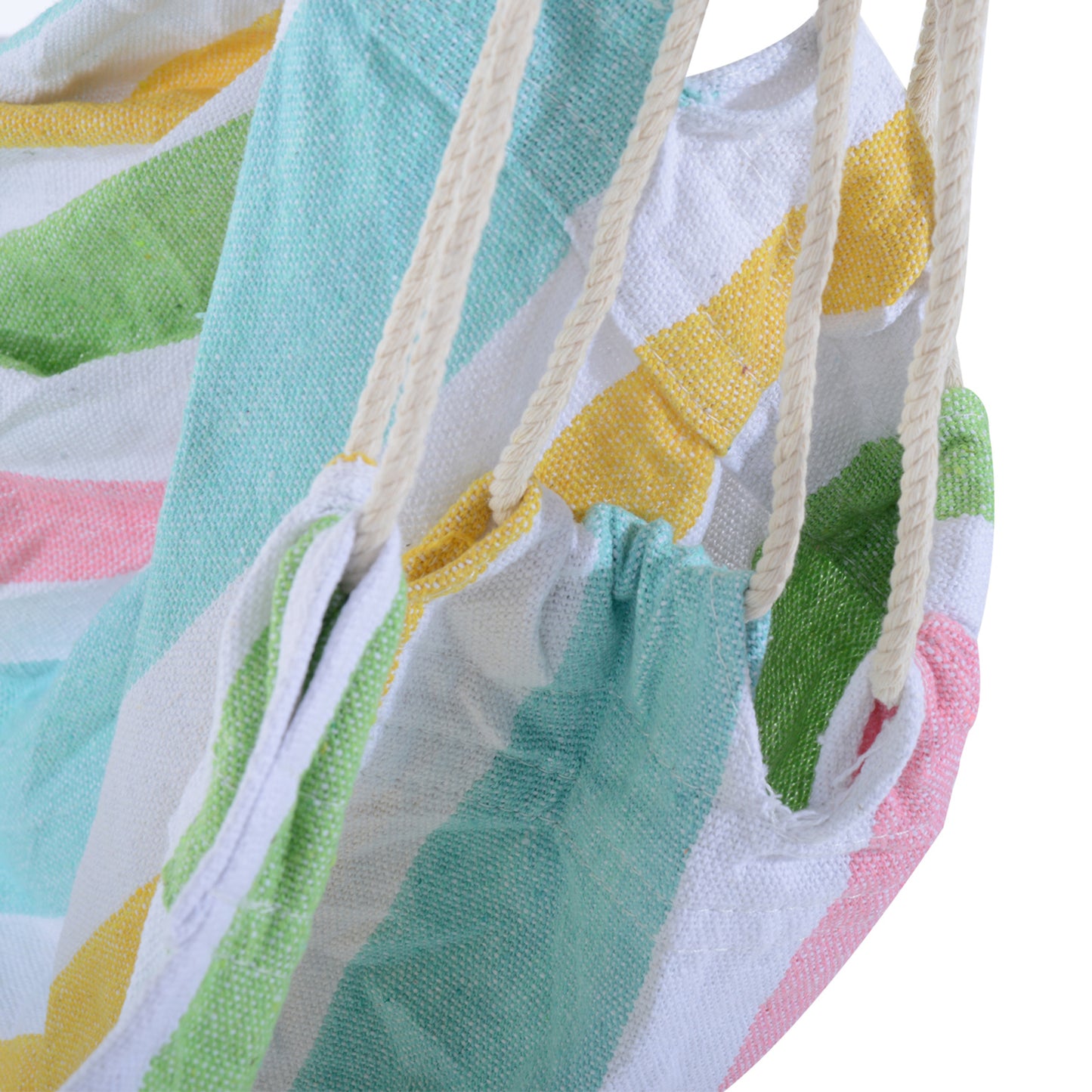 Outdoor Hanging Rope Chair with Cotton Rope