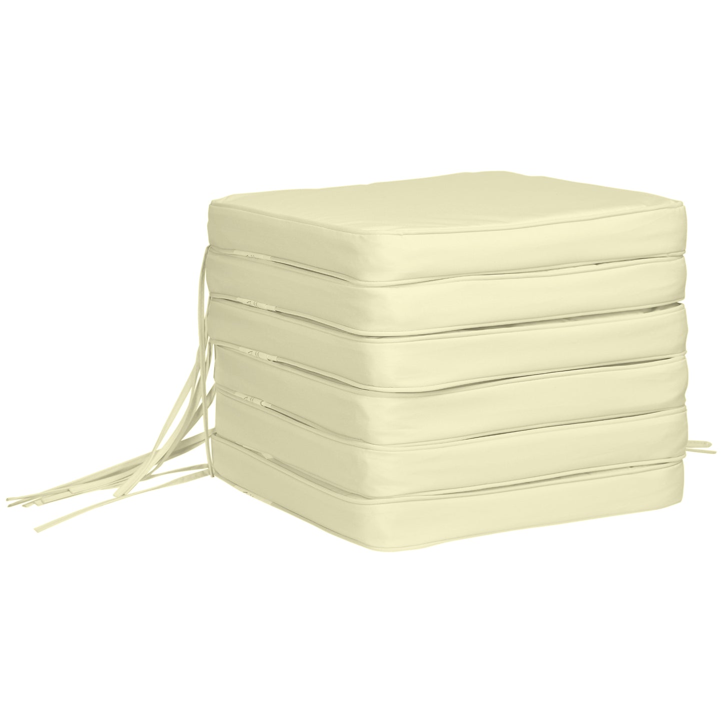 Set of 6 Pcs Chair Cushion, 42Lx42Wx5T cm