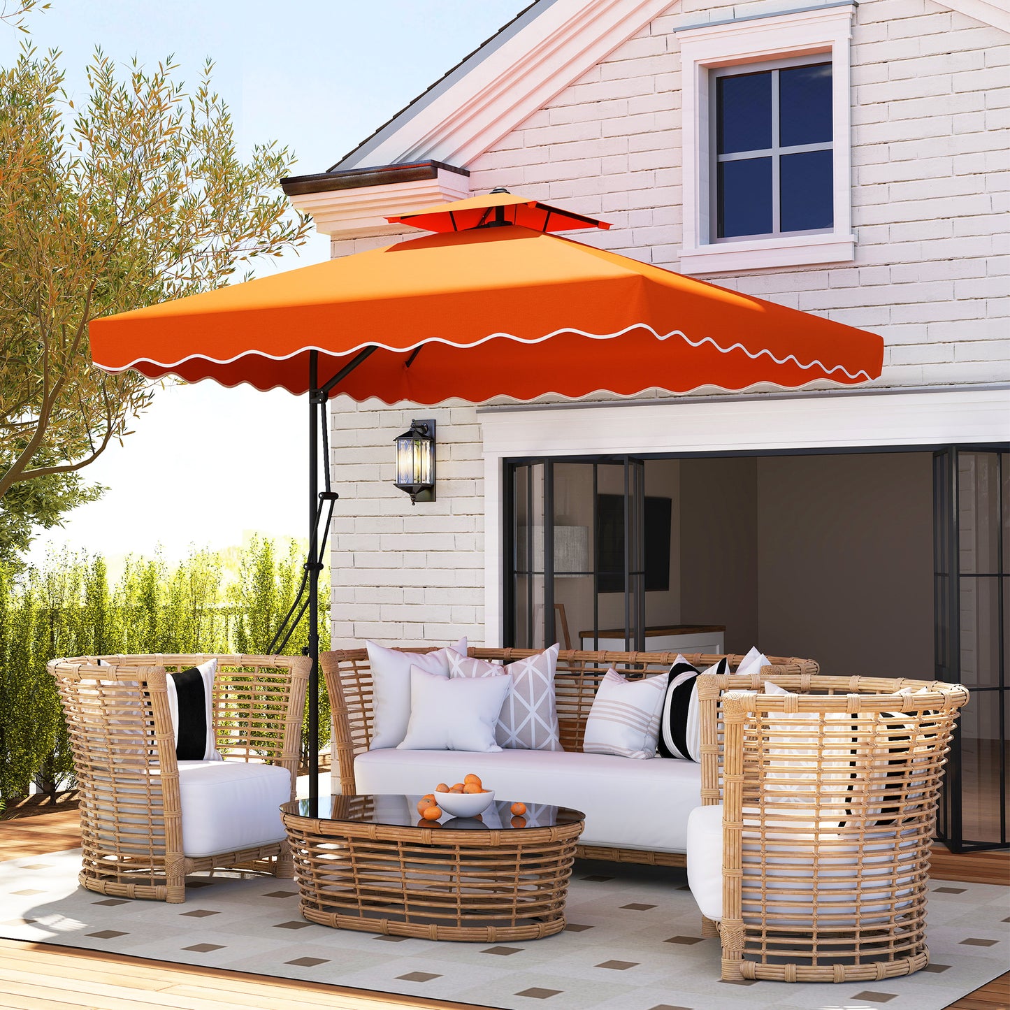 2.5m Cantilever Parasol with Easy Lever