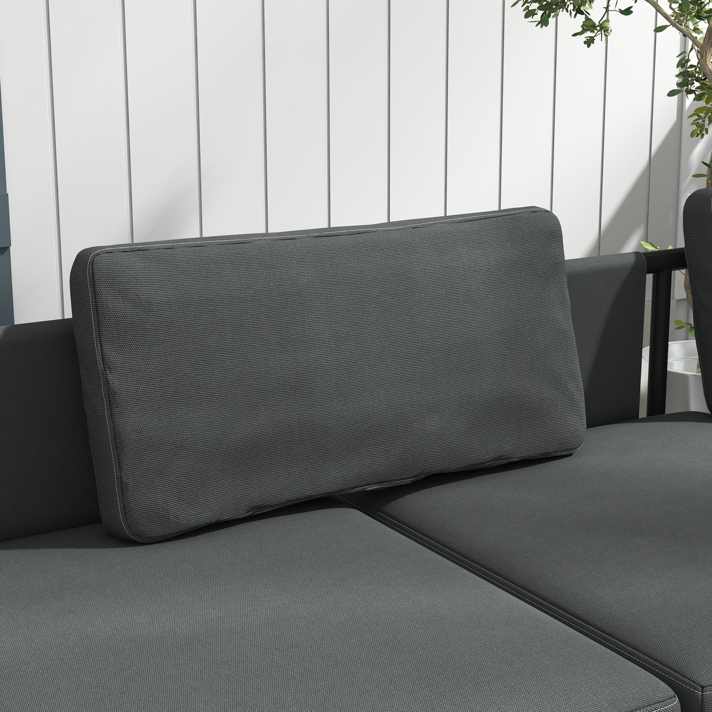 Three-Piece 'L' Garden Sofa Set