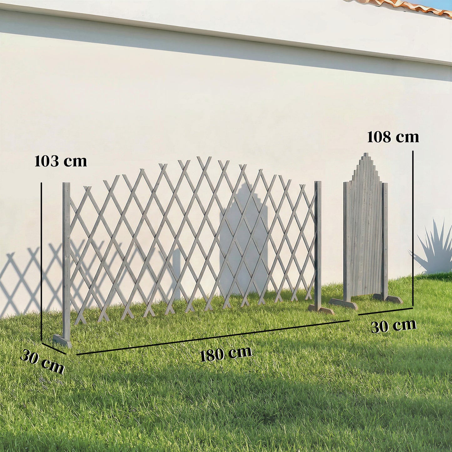 2 Pack Expanding Fence Panels