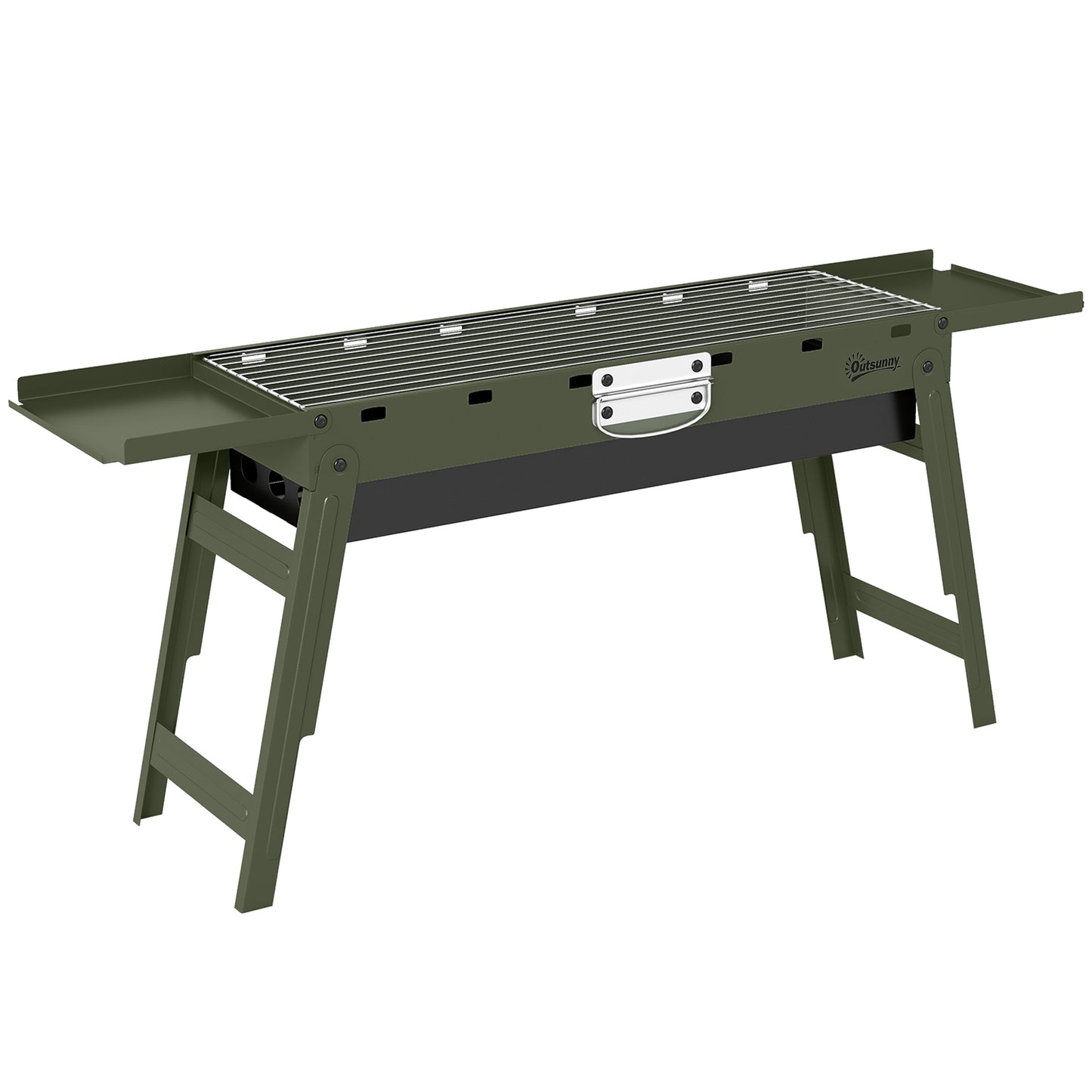 Portable BBQ Grill, Foldable Charcoal Grill for Camping and Picnics