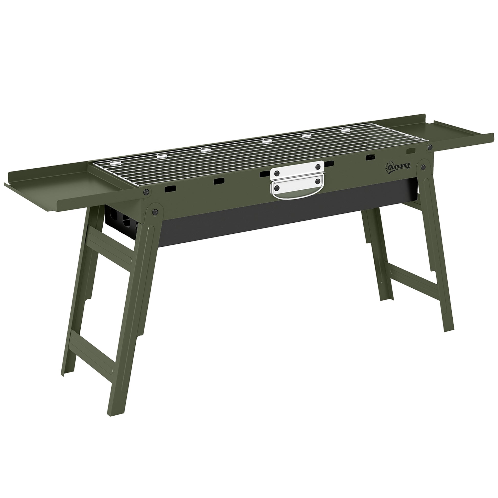 Portable BBQ Grill, Foldable Charcoal Grill for Camping and Picnics