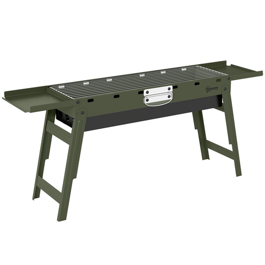 Portable BBQ Grill, Foldable Charcoal Grill for Camping and Picnics