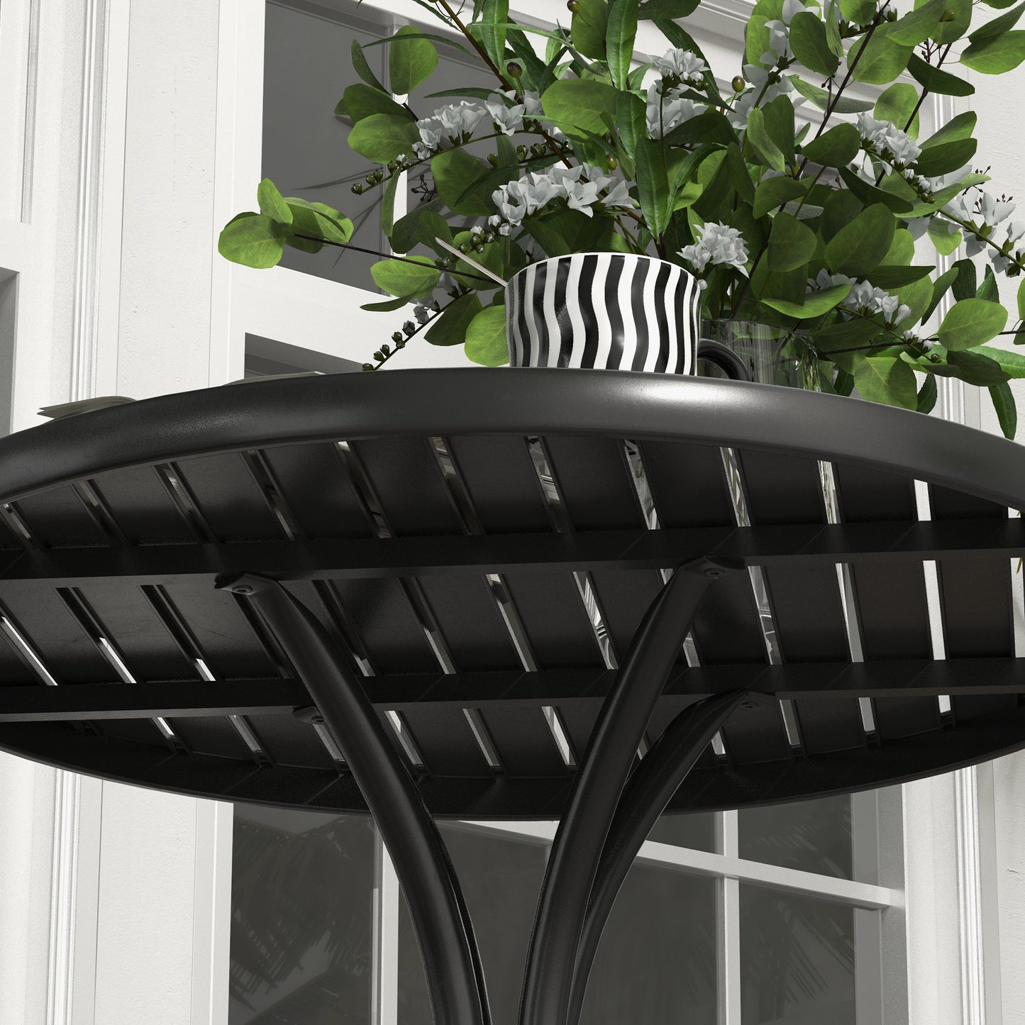 66cm Patio Table, Round Garden Table