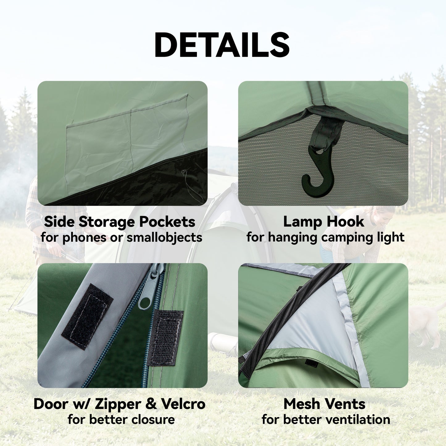 Three-Man, Two-Room Tent