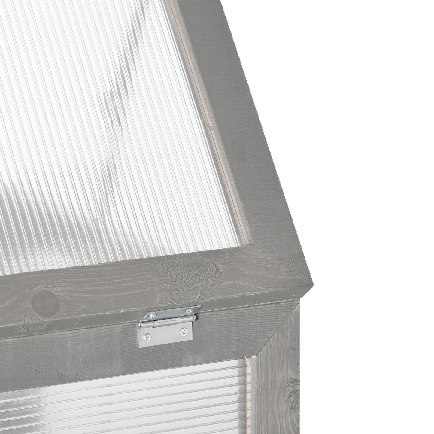 3-tier Wood Greenhouse Garden Polycarbonate Cold Frame Grow House
