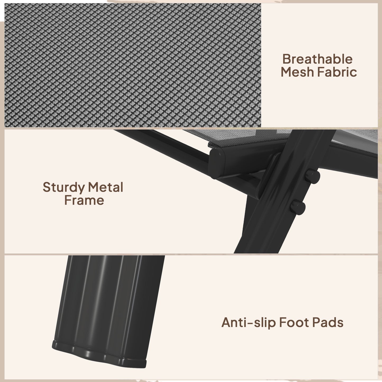 Set of Four Stackable Mesh Seat Chairs (3)
