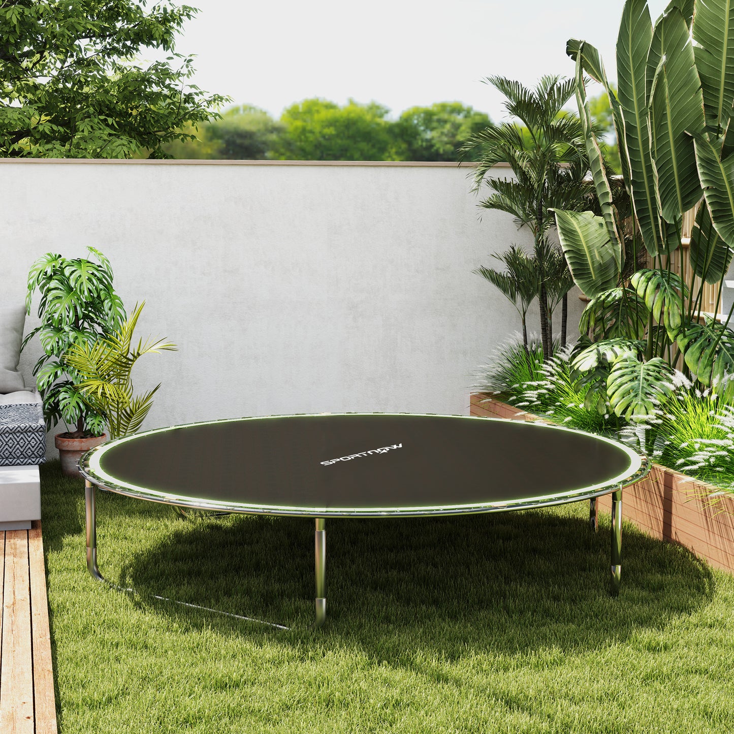 Trampoline Replacement Mat with Spring Pull Tool, 42 V-Hooks