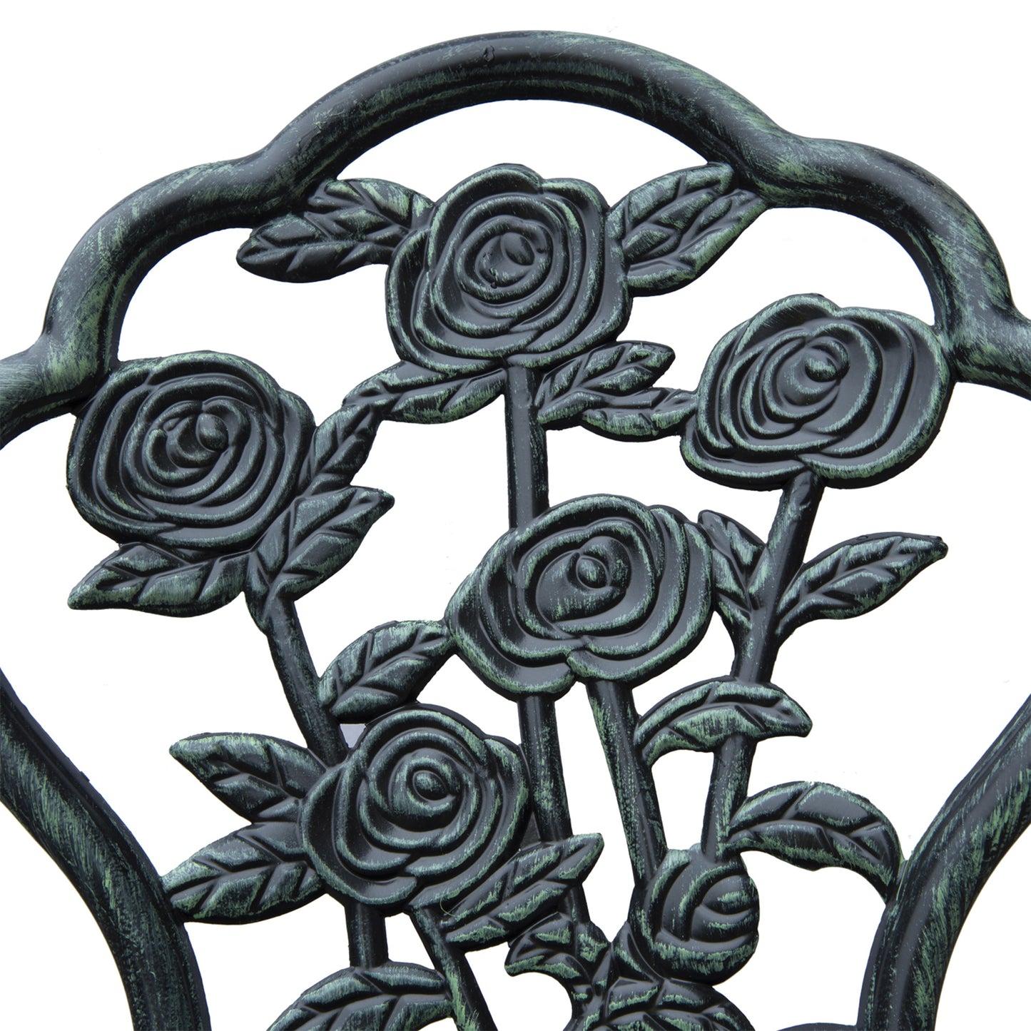 Cast Aluminium Outdoor Patio Garden Bistro Elegant Design Table