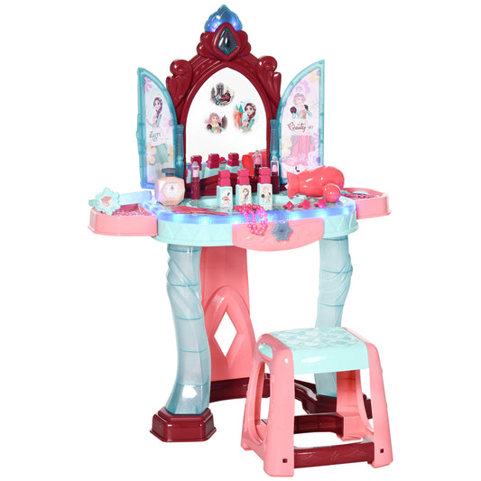 31 Piece Kids Dressing Playset, with Magical Princess Mirror