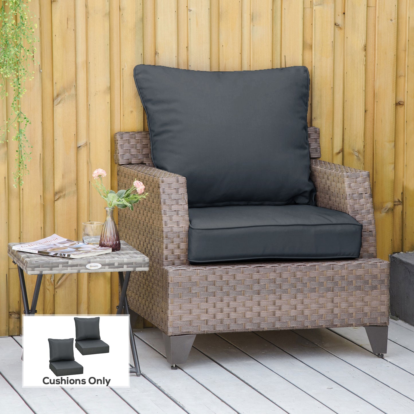 Outdoor Seat and Back Cushion Sets