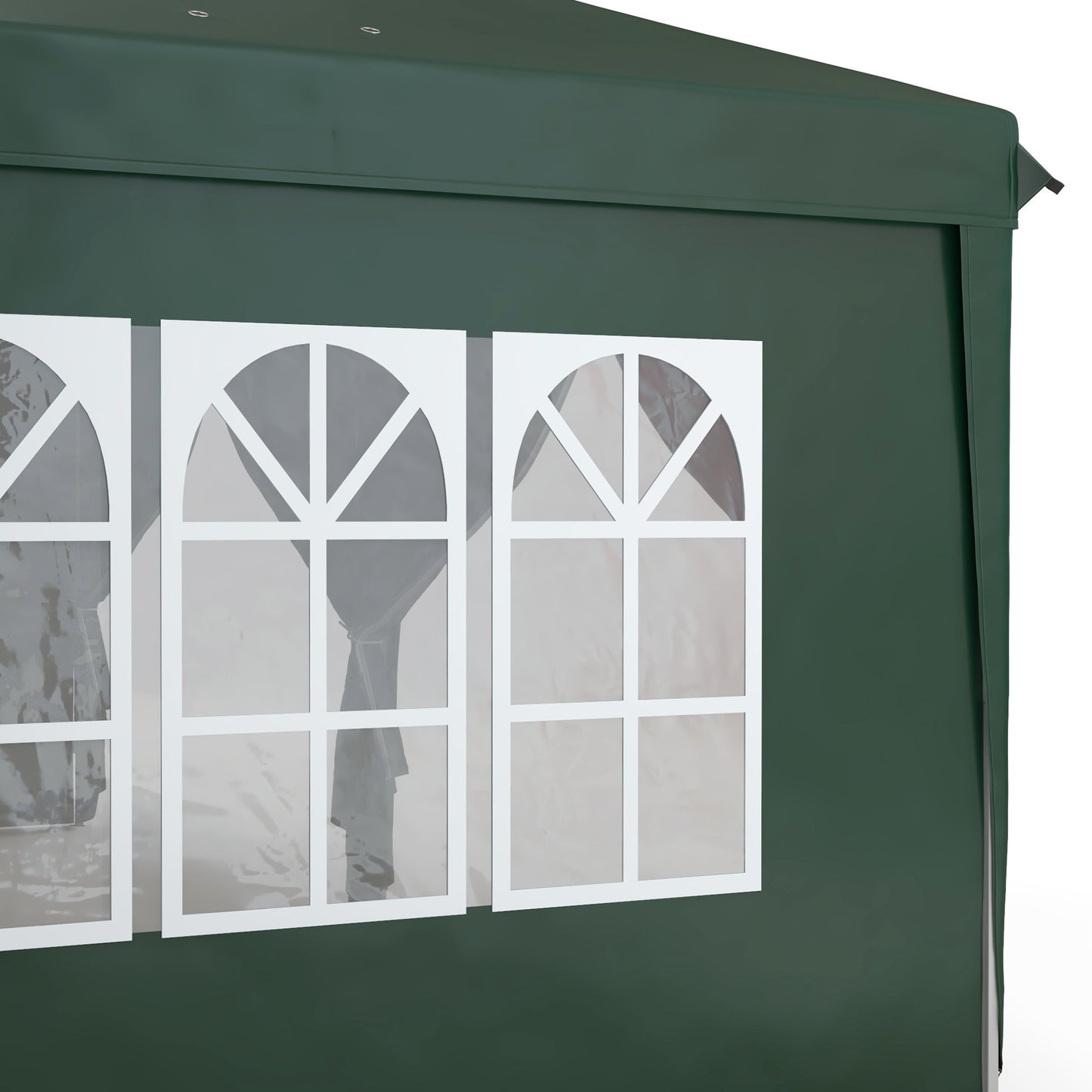 3 x 6m Pop-Up Gazebo, with Curtain Walls and Windows