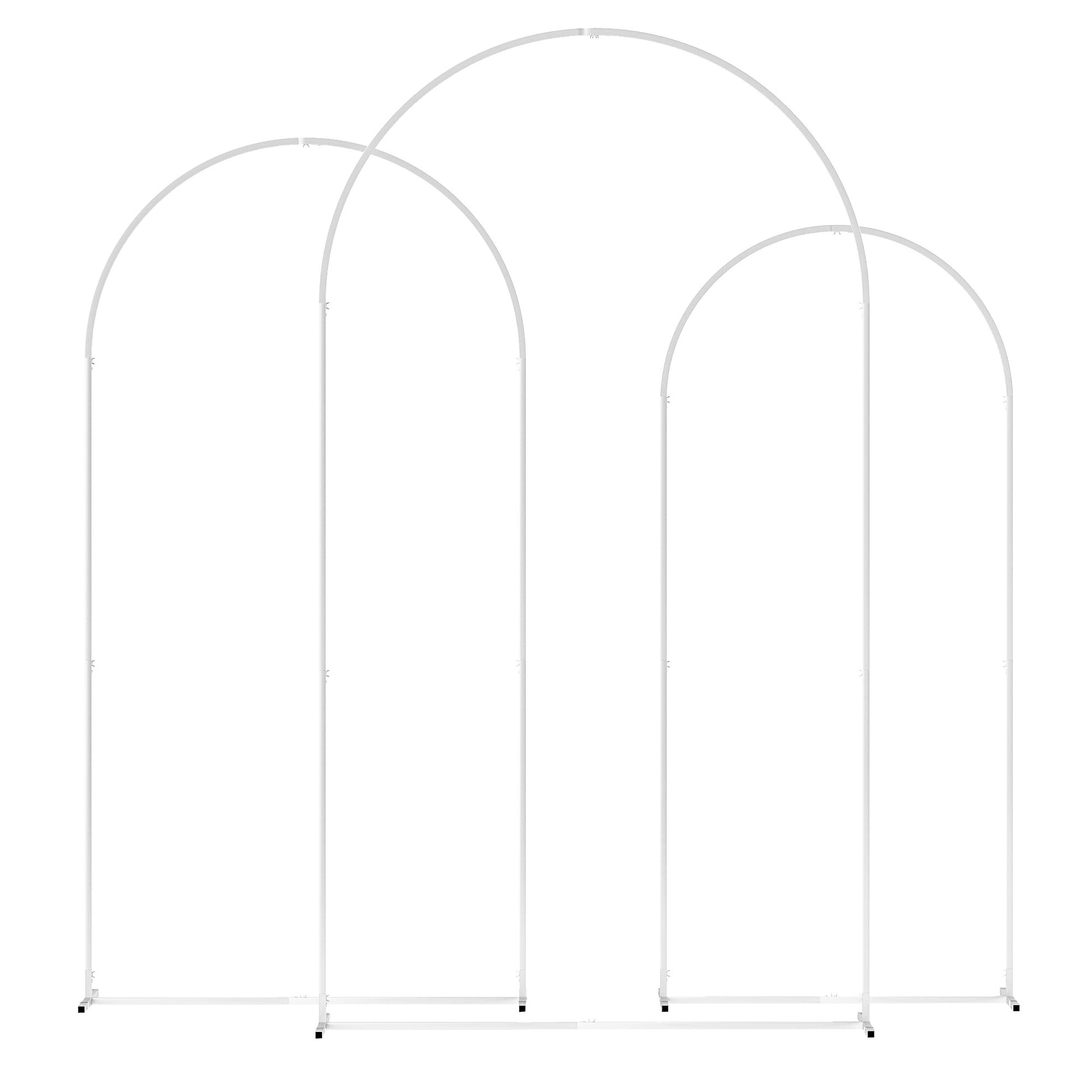 Wedding Arch Frame Set, Metal Balloon Arch Stand Set