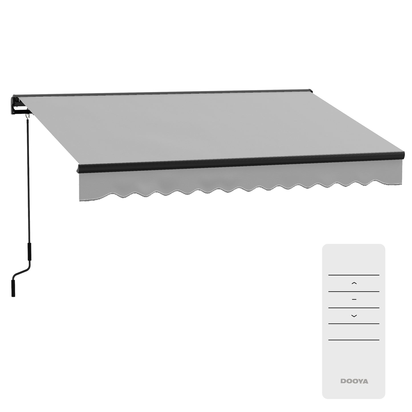Electric Awning with Aluminium Frame and Remote Control, 3 x 2m