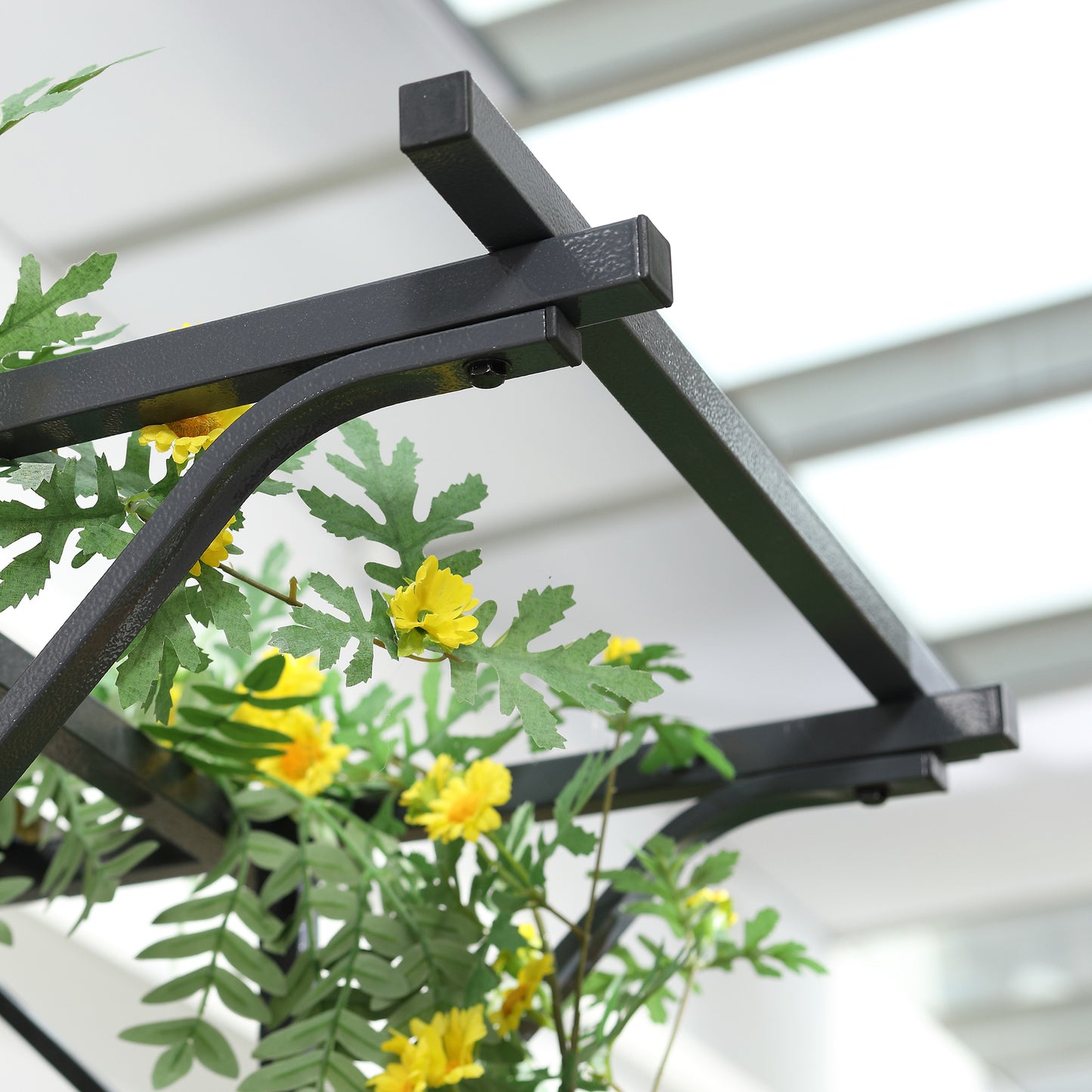 210cm Decorative Metal Garden Trellis Arch