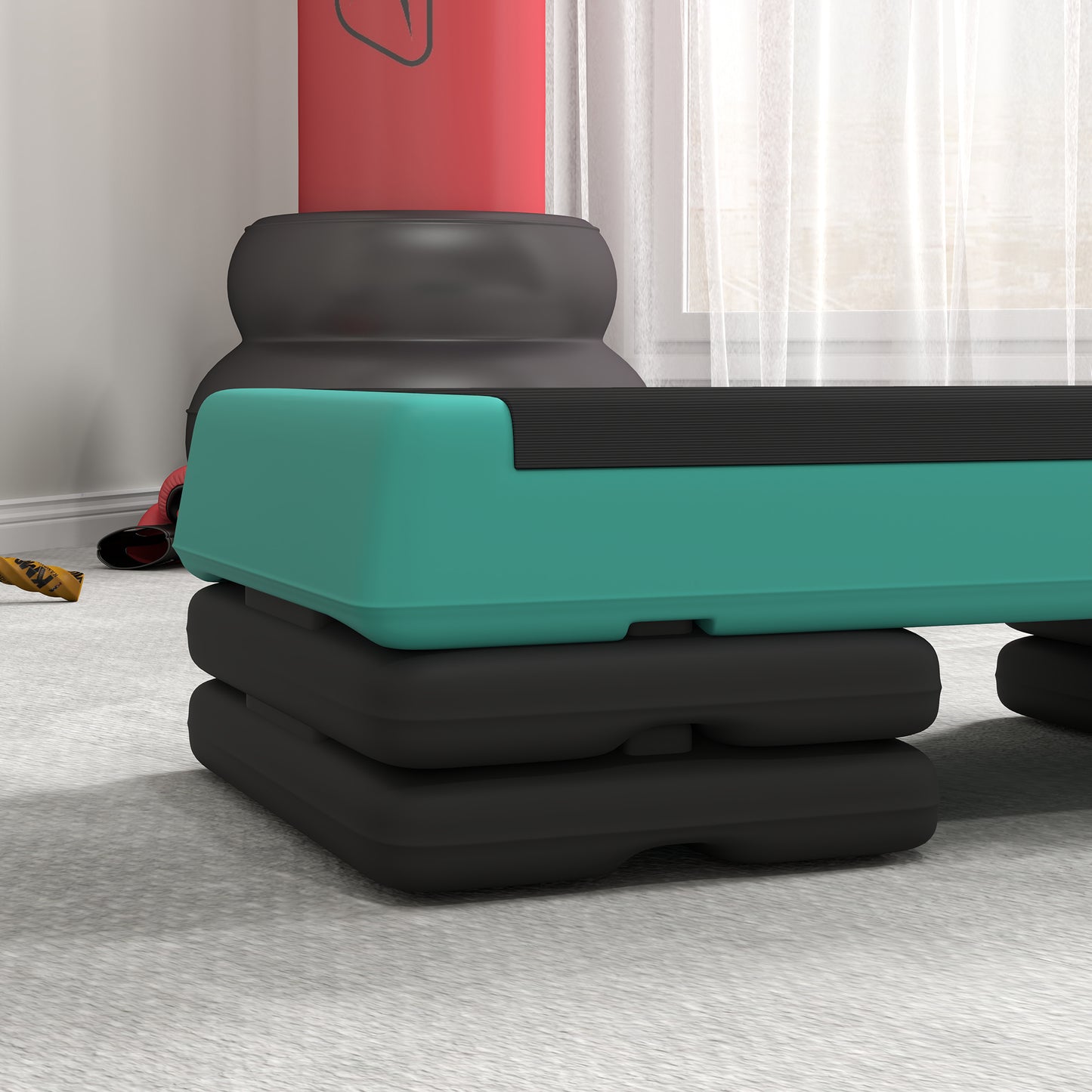 Adjustable Fitness Stepper, with Non-Slip Surface, for Home, Gym