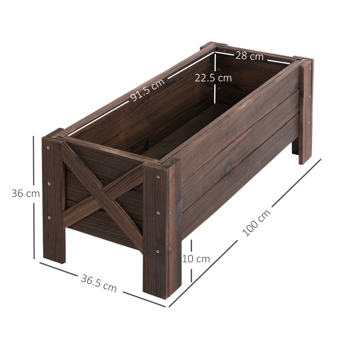 58L Garden Raised Bed Planter Grow Containers