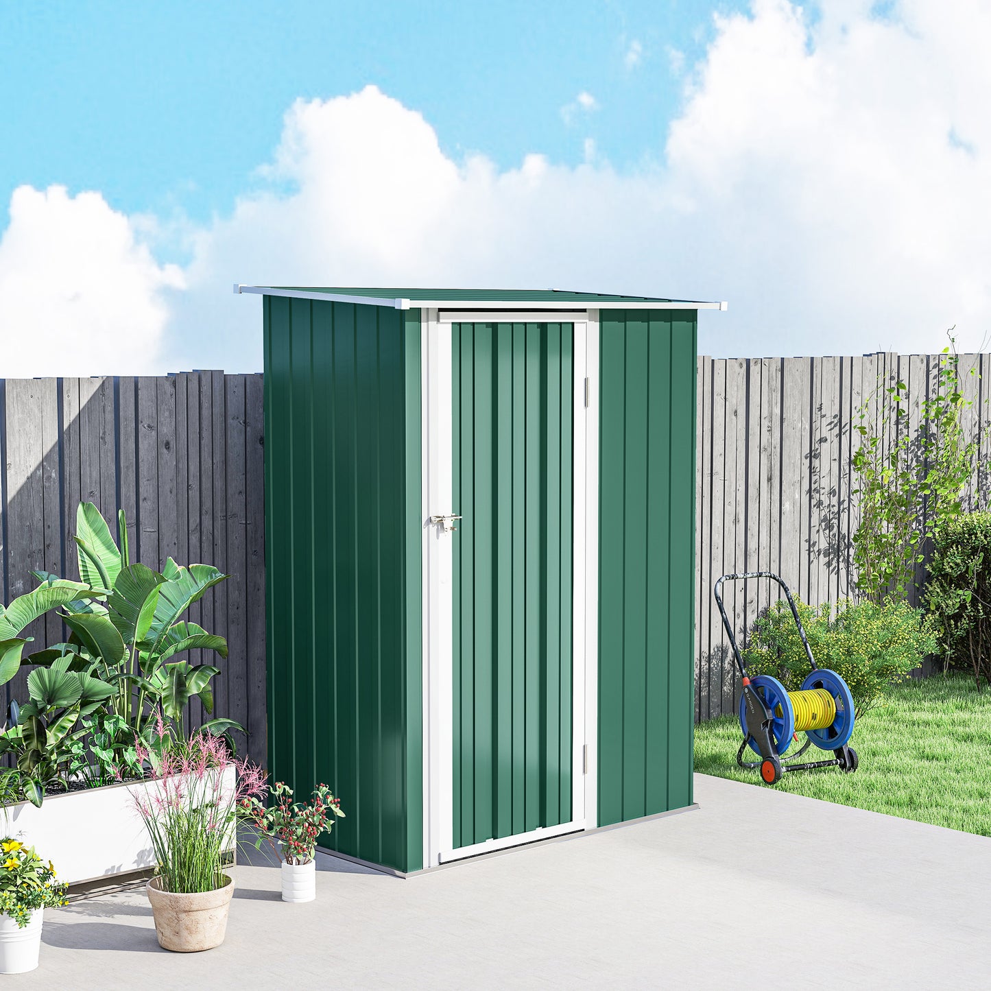 5ft x 3ft Garden Storage Shed (2)