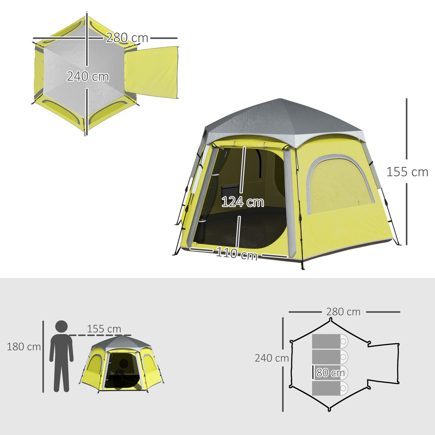 Instant Pop Up Camping Tent