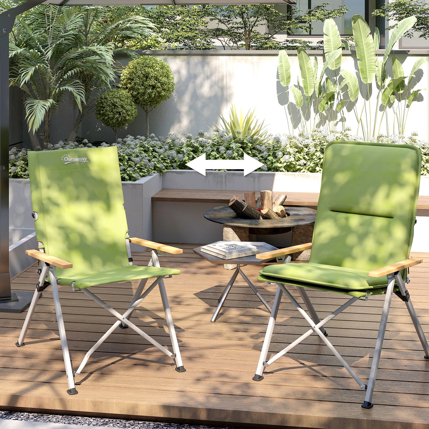 Portable Padded Camping Chair, with Bag