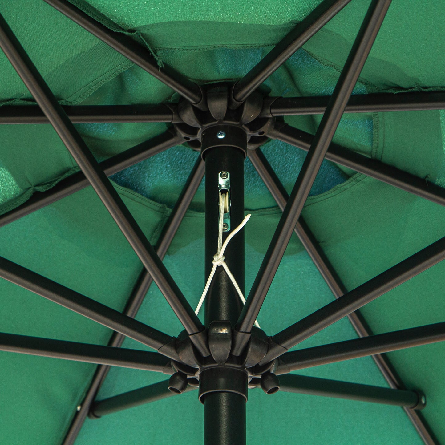3(m) Tilting Parasol Garden Umbrellas, Outdoor Sun Shade with 8 Ribs