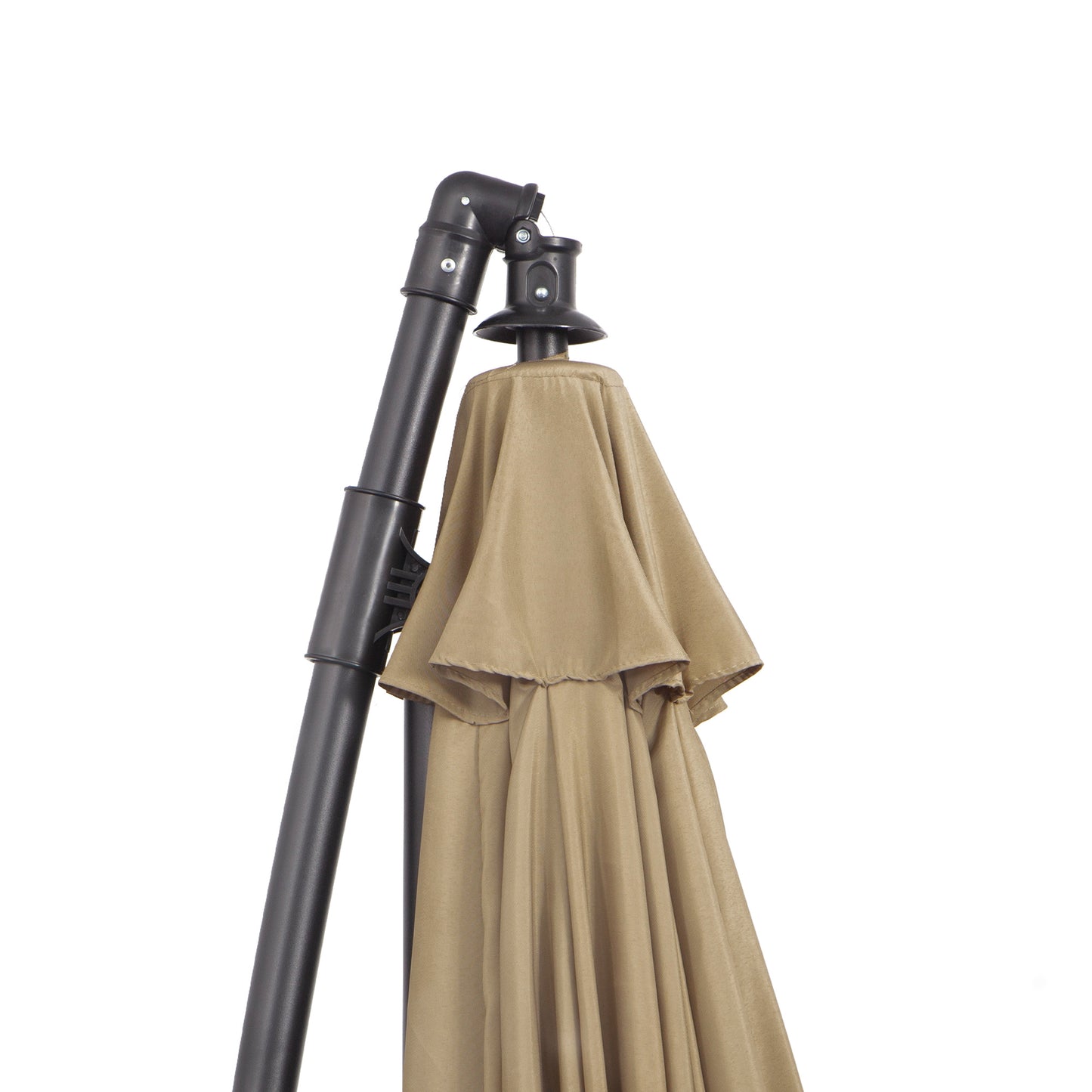 3(m) Cantilever Umbrella 18 Ribs & Vents Adjustable Angle for Patio