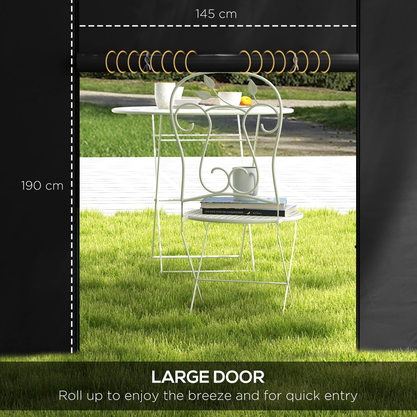 Gazebo Side Panels, 2 Pack Sides Replacement