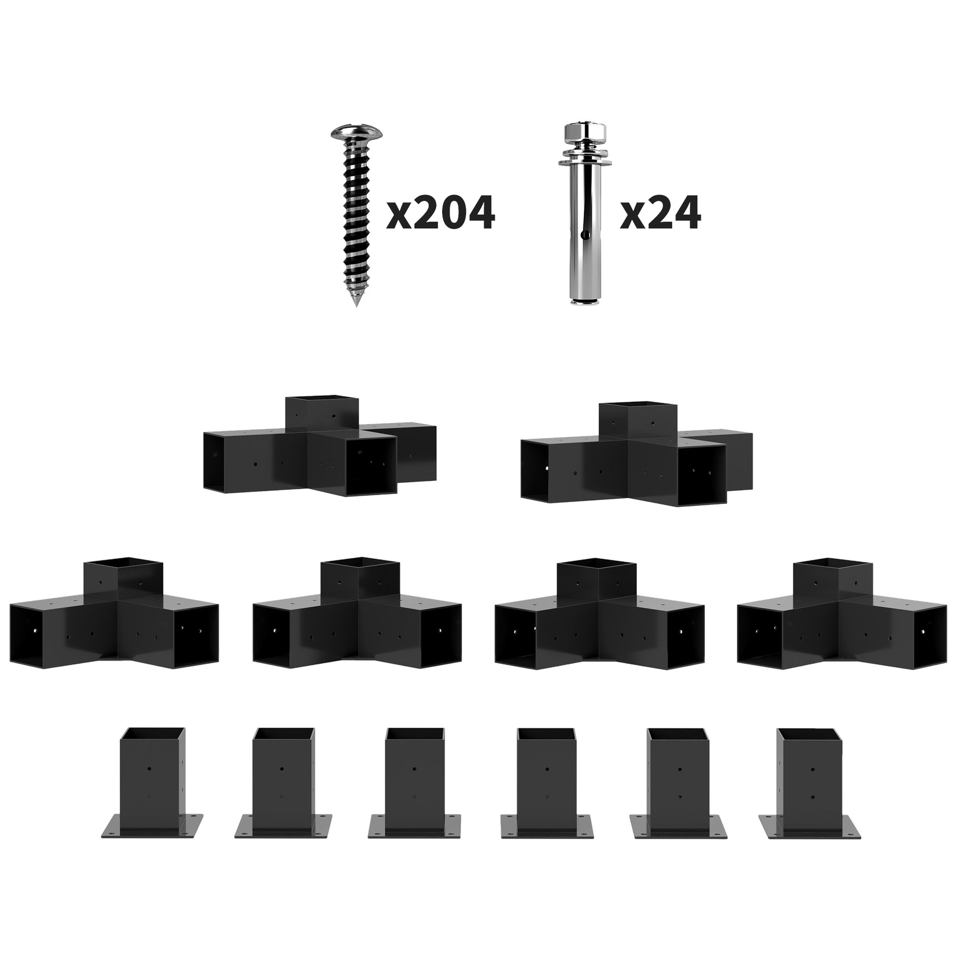 12PCS Pergola Kit, Pergola Brackets