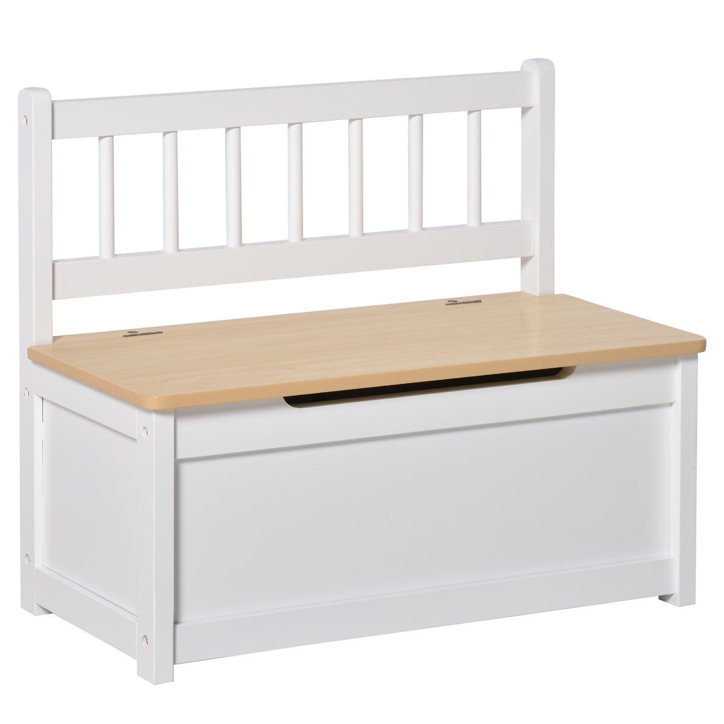 2 In 1 Wooden Toy Box, Seat Storage Bench (1)