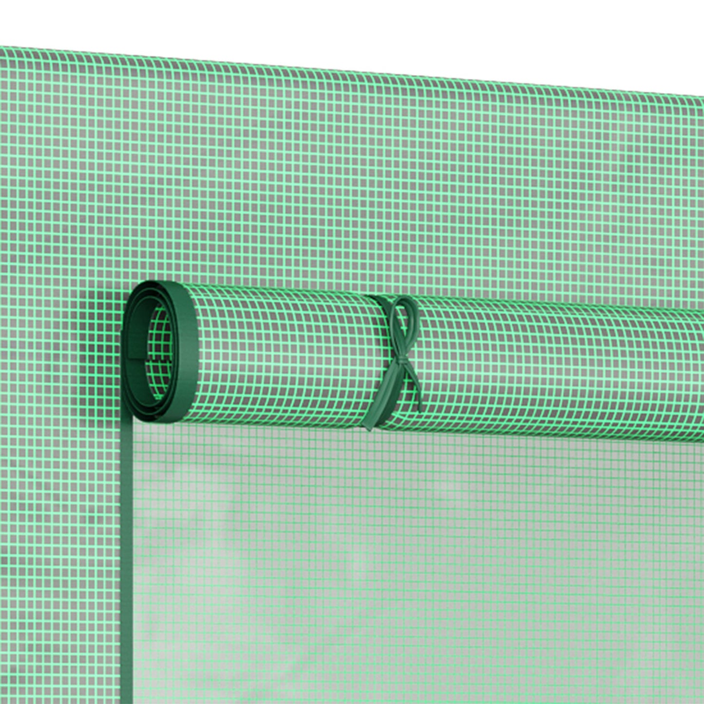 Small Walk-in Garden Greenhouse with Steel Frame