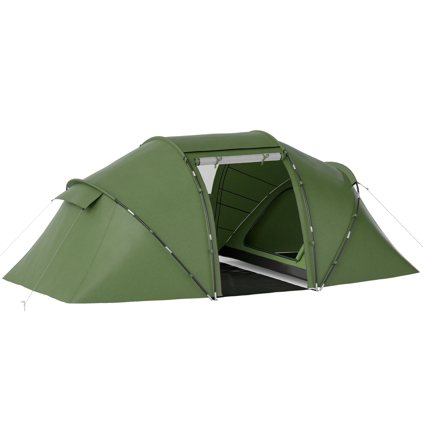 4-6 Man Camping Tent with Living Area and 2 Bedrooms