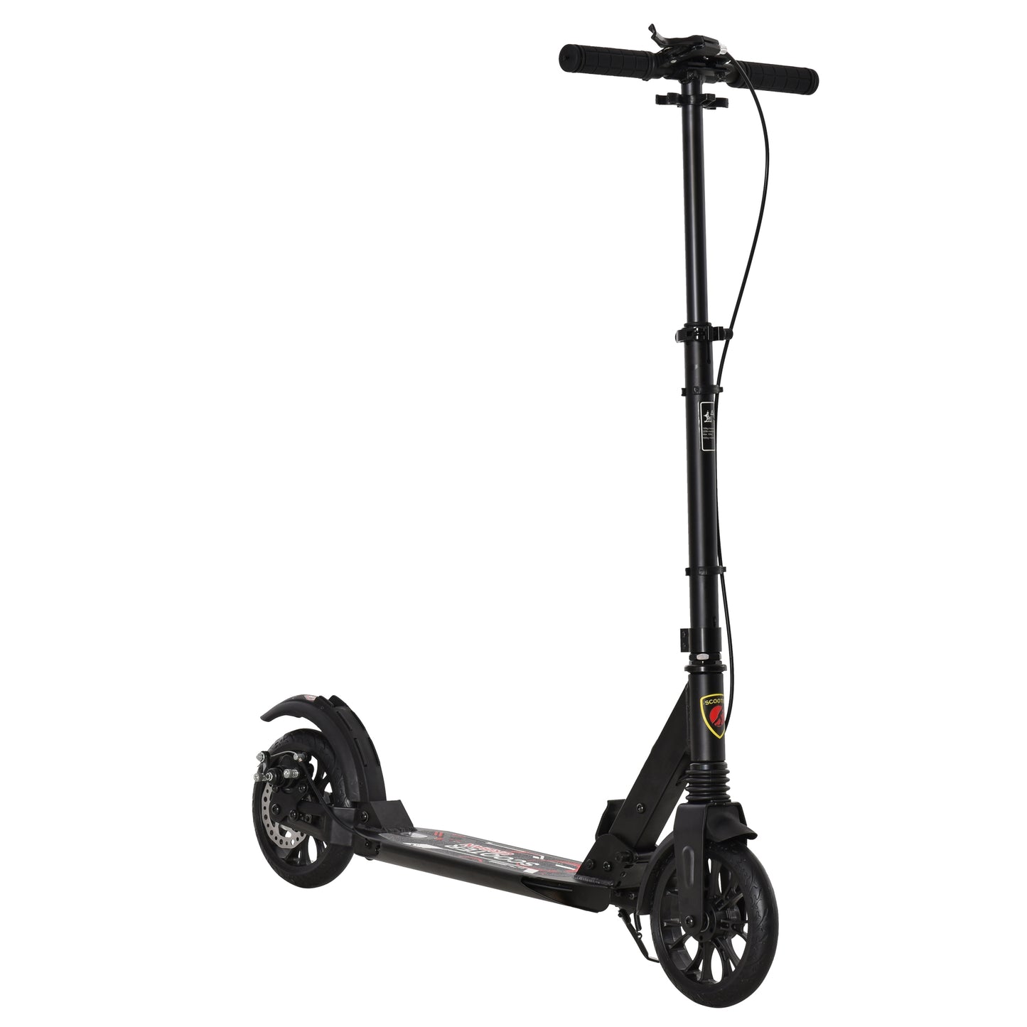 Adult Teens Kick Scooter Foldable Height Adjustable Aluminium Ride